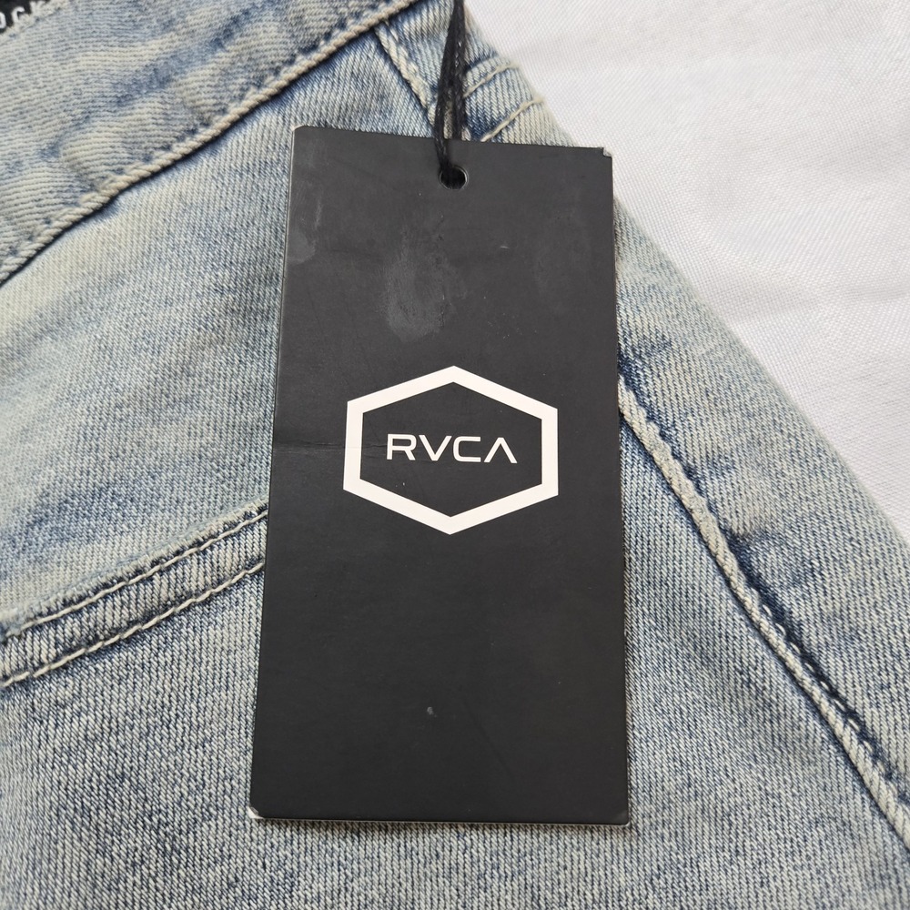 RVCA Rockers  Skinny Fit Jeans Men's‎  Size 31 X 32 New With Tags Denim Pants - Picture 6 of 11